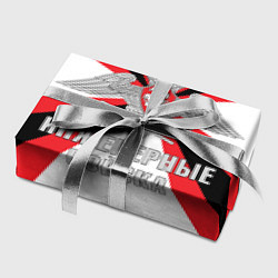 Бумага для упаковки Инженерные войска РФ, цвет: 3D-принт — фото 2