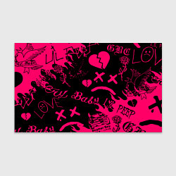 Бумага для упаковки Lil peep pink steel rap, цвет: 3D-принт