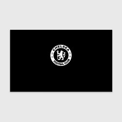 Бумага для упаковки Chelsea fc белое лого, цвет: 3D-принт