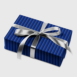 Бумага для упаковки Синий в вертикальную полоску, цвет: 3D-принт — фото 2
