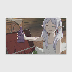 Бумага для упаковки Sousou no Frieren Фрирен ехидная улыбка, цвет: 3D-принт