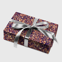 Бумага для упаковки Драгоценный фиолетово-медный абстракция, цвет: 3D-принт — фото 2