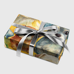 Бумага для упаковки Красочный паттерн с щенками, цвет: 3D-принт — фото 2