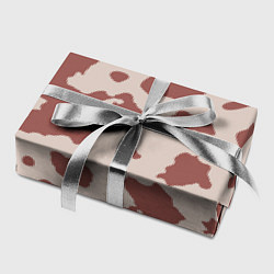 Бумага для упаковки Коровий паттерн коричневого цвета, цвет: 3D-принт — фото 2