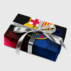 Бумага для упаковки Barcelona fc club gradient smoke, цвет: 3D-принт — фото 2