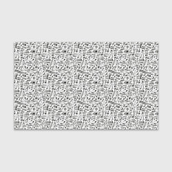 Бумага для упаковки Дудл граффити рэперское - паттерн, цвет: 3D-принт