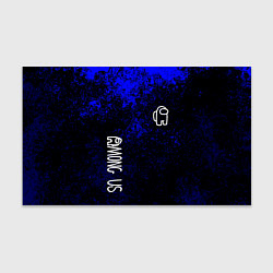 Бумага для упаковки Among us краски синий, цвет: 3D-принт