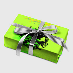 Бумага для упаковки Cyberpunk кислотный, цвет: 3D-принт — фото 2