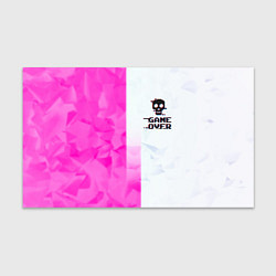 Бумага для упаковки Game over pink abstraction, цвет: 3D-принт