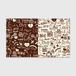 Бумага для упаковки Lil peep retro pattern, цвет: 3D-принт