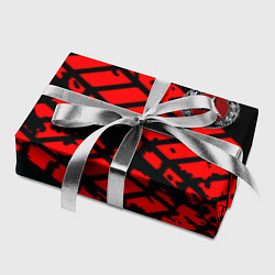 Бумага для упаковки Mercedes следы от шин, цвет: 3D-принт — фото 2