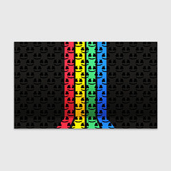 Бумага для упаковки Marshmello neon music dj, цвет: 3D-принт