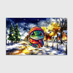 Бумага для упаковки Новогодняя змейка милая, цвет: 3D-принт