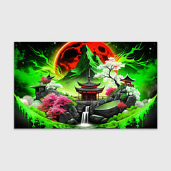 Бумага для упаковки Водопад японии и природа, цвет: 3D-принт