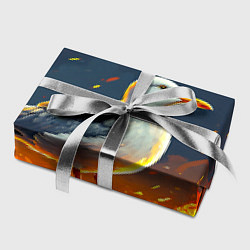 Бумага для упаковки Чайка в огне, цвет: 3D-принт — фото 2