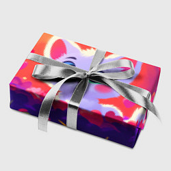 Бумага для упаковки Влюбленный милый песец, цвет: 3D-принт — фото 2