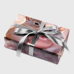 Бумага для упаковки Влюбленные белочки с сердечком, цвет: 3D-принт — фото 2