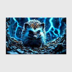 Бумага для упаковки Ежик в разрядах молний, цвет: 3D-принт