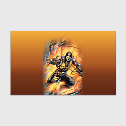 Бумага для упаковки Scorpion - Mortal Kombat, цвет: 3D-принт
