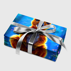 Бумага для упаковки Кенгуру в джунглях, цвет: 3D-принт — фото 2