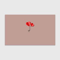 Бумага для упаковки Бумажные сердечки, цвет: 3D-принт