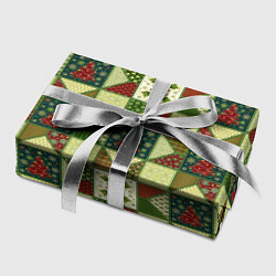 Бумага для упаковки Лоскутный рождественский узор, цвет: 3D-принт — фото 2