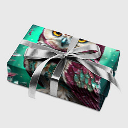 Бумага для упаковки Волшебная сова в самоцветном лесу, цвет: 3D-принт — фото 2