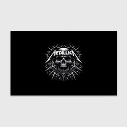 Бумага для упаковки Metallica - a skull with roses and thorns, цвет: 3D-принт