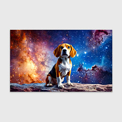 Бумага для упаковки Бигль в космосе, цвет: 3D-принт