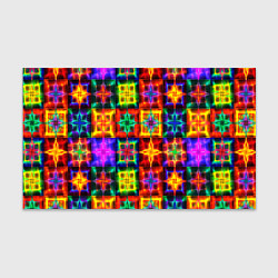 Бумага для упаковки Неоновое стекло абстракция, цвет: 3D-принт