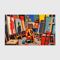 Бумага для упаковки Художник в мастерской, цвет: 3D-принт