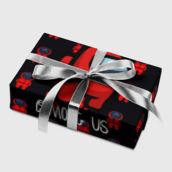 Бумага для упаковки Игра в кальмара x амонг ас, цвет: 3D-принт — фото 2