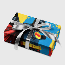 Бумага для упаковки Бэтмен предупреждает, цвет: 3D-принт — фото 2