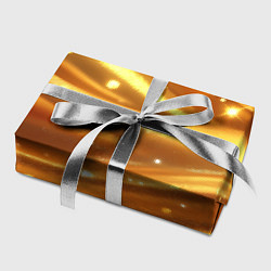 Бумага для упаковки Золотая ткань с блестками, цвет: 3D-принт — фото 2