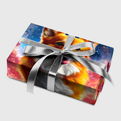 Бумага для упаковки Корги и космическое небо, цвет: 3D-принт — фото 2