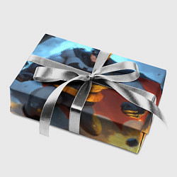 Бумага для упаковки Бэтмен в прыжке, цвет: 3D-принт — фото 2