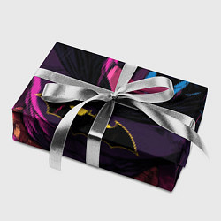 Бумага для упаковки Бэтмен в фиолетовом свете, цвет: 3D-принт — фото 2