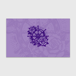 Бумага для упаковки Штурвал в розах, цвет: 3D-принт