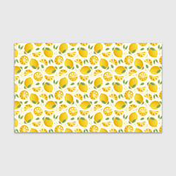 Бумага для упаковки Сочные лимоны - паттерн, цвет: 3D-принт