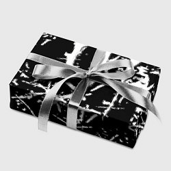 Бумага для упаковки Monster energy белые штрихи краско, цвет: 3D-принт — фото 2