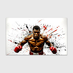 Бумага для упаковки Мухаммед Али на белом, цвет: 3D-принт