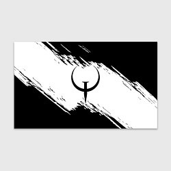 Бумага для упаковки Quake чёрно белые краски, цвет: 3D-принт