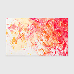 Бумага для упаковки Абстракция - splashes of pink and red paint on whi, цвет: 3D-принт