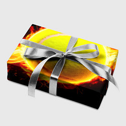 Бумага для упаковки Теннисный мяч в огне, цвет: 3D-принт — фото 2