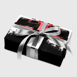 Бумага для упаковки Формула 1 в черно-белом, цвет: 3D-принт — фото 2