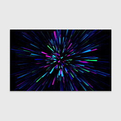 Бумага для упаковки Neon rods, цвет: 3D-принт