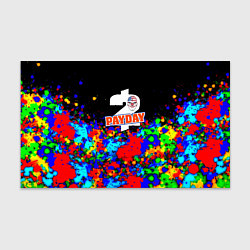 Бумага для упаковки Payday2 неоновые краски, цвет: 3D-принт