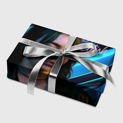 Бумага для упаковки Билли Айлиш грустный взгляд, цвет: 3D-принт — фото 2