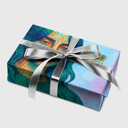 Бумага для упаковки Билли Айлиш из мозаики, цвет: 3D-принт — фото 2