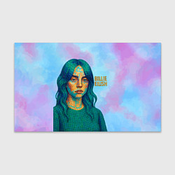 Бумага для упаковки Билли Айлиш из мозаики, цвет: 3D-принт